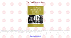 Desktop Screenshot of pickfamily.co.uk